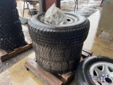 Michellin LT245/75R 17 Tires and Rims