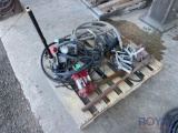 Lot of Diesel Pumps, Hoses, and Nozzles