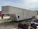 2005 Forest River GAAMG8.544TTA5 44FT Tri-Axle Enclosed Gooseneck Trailer w/ Airboat Parts