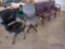 2 Rolling Chairs and 3 Stationary Chairs
