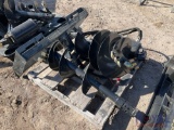 2023 36in Auger with 2 Bits Skid Steer Attachment