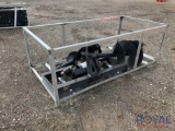 2023 36in Auger with 2 Bits Skid Steer Attachment