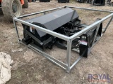 2023 86in Angle Broom Skid Steer Attachment