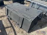 2023 86in Box Broom Sweeper Skid Steer Attachment