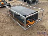 2023 86in Box Broom Sweeper Skid Steer Attachment