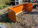 84in Snowplow Skid Steer Attachment