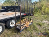 Section Of Rolling Scaffolding 12 Ton Hydraulic Jack On Cart