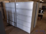 9 Metal, 1 Wood Filing Cabinet