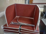 Red Folding Desk Dividers