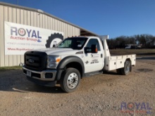 2016 Ford F550 4x4 Flatbed Service Truck