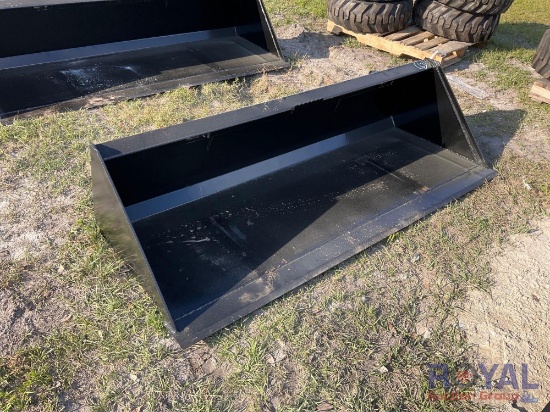 2024 78in Skid Steer Bucket Attachment