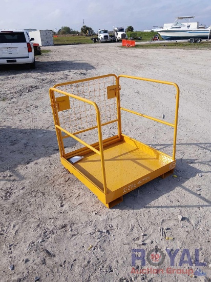 Forklift Collapsible Safety Cage Man Basket
