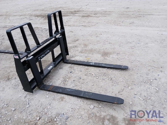 2024 Kivel 48in 4200lbs Fork Skid Steer Attachment
