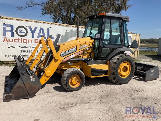 2013 Case 570N XT 4X4 Landscape Tractor Skip Loader Box Blade