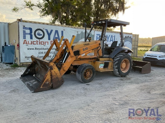Case 570XLT 4x4 Landscape Tractor Skip Loader Box Blade
