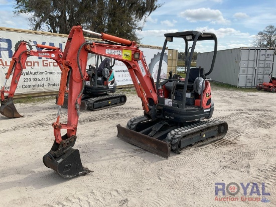 2016 Kubota U25 Super Series Mini Track Excavator