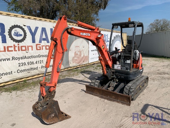 2017 Kubota U25 Super Series Mini Track Excavator