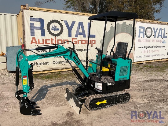2024 Miva VA15 Mini Track Excavator
