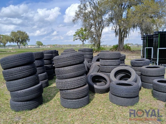 Assorted Lot Of Used Tires