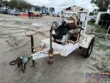 1999 Thompson 6in Vacuum-Assisted Heavy Duty Trash Pump S/A Trailer
