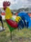 6ft Rooster Lawn Art