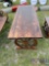 Wooden Wagon Wheel Table