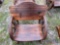 Wooden Wagon Wheel Chair