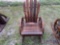Wooden Wagon Wheel Rocker