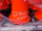 250 Units 75CM PE Reflective Traffic Cones