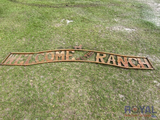Welcome to the Ranch Sign