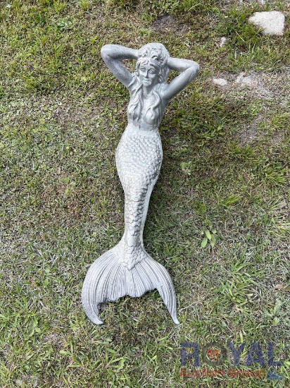Mermaid Lawn Art
