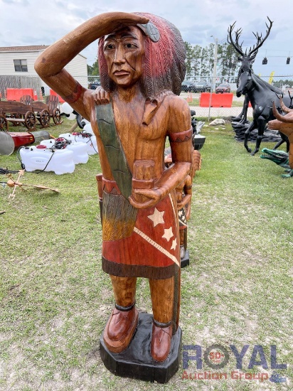 Native American Wood Art