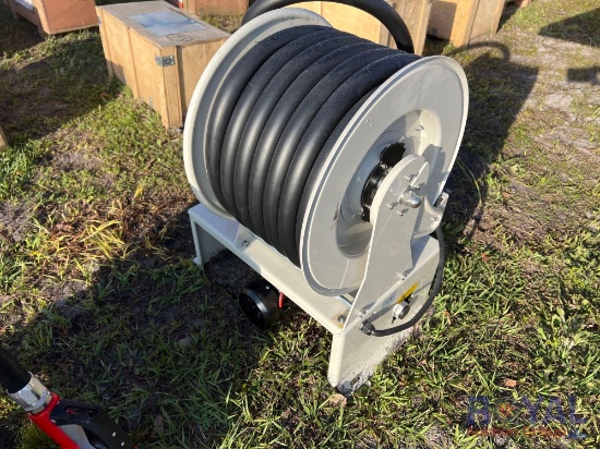 2024 Diesel Pump With 50ft Hose, Nozzle, Reel And Meter