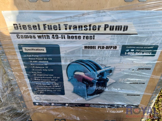2024 Diesel Pump With 49ft Hose, Nozzle, and Meter
