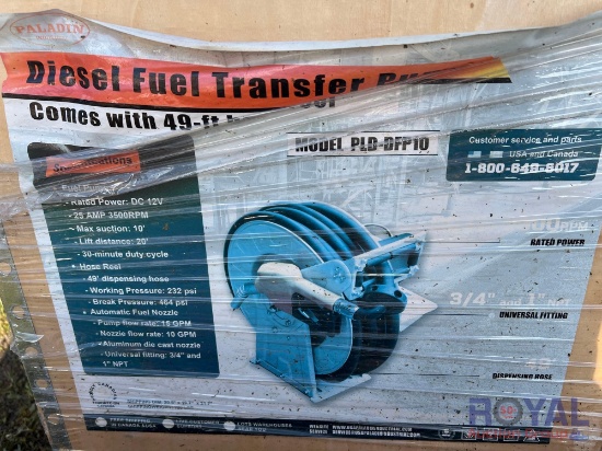 2024 Diesel Pump With 49ft Hose, Nozzle, and Meter