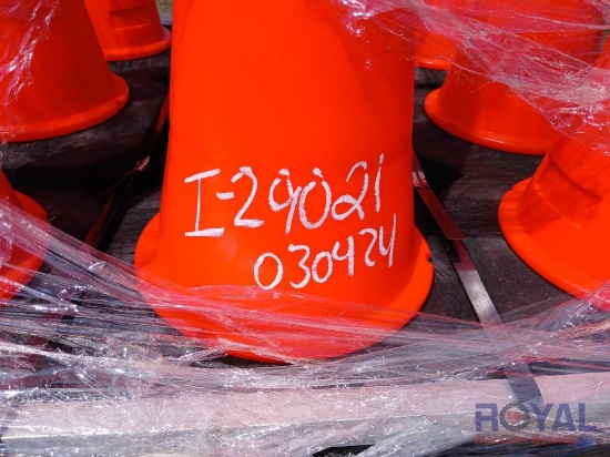 250 Units 75CM PE Reflective Traffic Cones