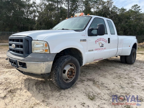 2006 Ford F350 4x4 Ext Cab Pickup Truck