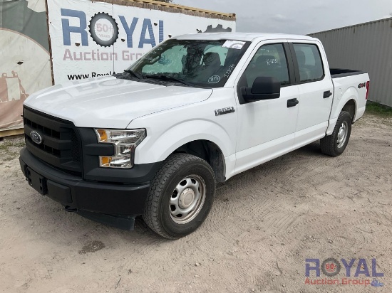 2017 Ford F150 XL 4X4 Crew Cab Pickup Truck