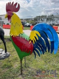 6ft Rooster Lawn Art