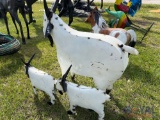 Goat and two Kids Lawn Art