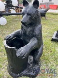 Bear with Stump Lawn Art