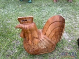 Hen wooden Art