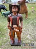 Cowboy Wooden Art
