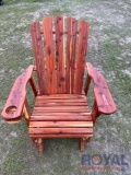 Red Cedar Glider Chair