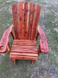 Red Cedar Glider Chair