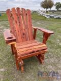Red Cedar Glider Chair