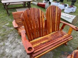 Red Cedar Glider Bench