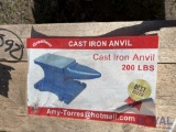 2024 200lb. Cast Iron Anvil