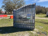 2024 Set Of Two 14ft Bi- Parting Wrought Iron Gates