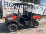2015 Kubota RTV X900 4X4 Side By Side UTV